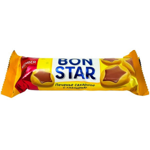 Bon Star печенье глазированное 82г