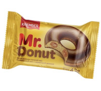 кекс глазир. МR DONUT с карам начинкой