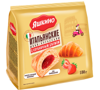 Мини-круассаны Яшкино 180г с клуб. джемом