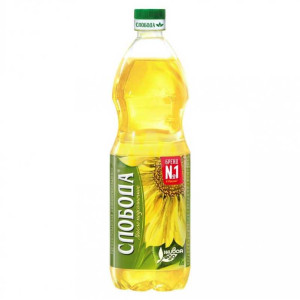 Масло подсолнечное Слобода 1л