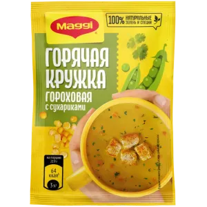 "магги" гор.кружка /гороховая с сух 19г