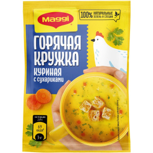 Горячая кружка Магги 19г курин. сухарик