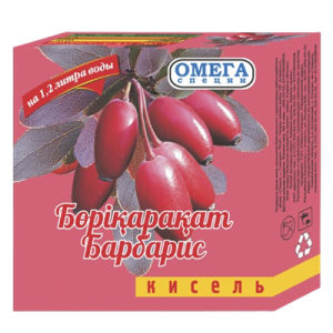 Кисель 170гр Барбарис Омега