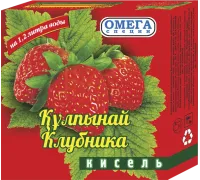 Кисель 170гр Клубника Омега