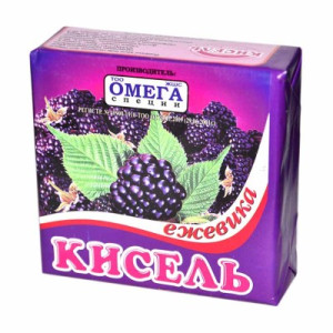 Кисель 170гр Ежевика Омега