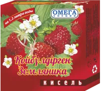 Кисель 170гр Земляника Омега
