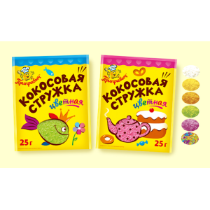 Кокосовая стружка цветная Приправыч