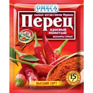Перец Омега красный молотый 15г