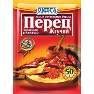 Перец красный жгучий 50гр Омега