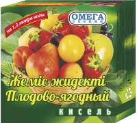 Кисель 170гр Плодово-Ягодный Омега