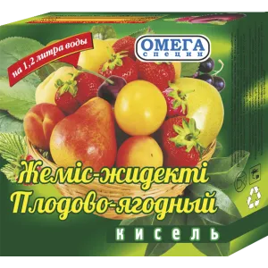 Кисель 170гр Плодово-Ягодный Омега