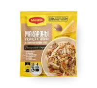 Смесь сухая Maggi На второе Макароны с курицей и грибами в сливочно-сырном соусе 30 г