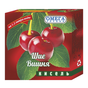Кисель 170гр Вишня Омега
