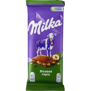 Milka с лесным орехом 95g