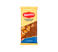 мол, шокол, с арахисом 90г яшкино,