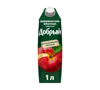 Деревенские яблочки НЕКТАР ЯБЛОКО 1л