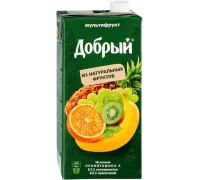 ДОБРЫЙ  МУЛЬТИФРУТ нектар 2л*6 Россия шт.