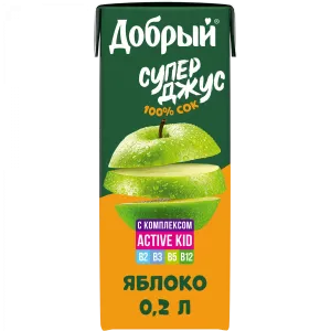 Добрый 0.2 л Яблоко
