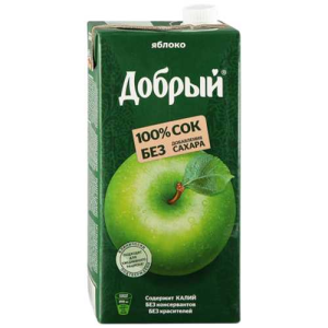 ДОБРЫЙ ЯБЛОКО 2 Л