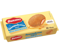 Вафли Голландские с карам. нач. Яшкино 290г.
