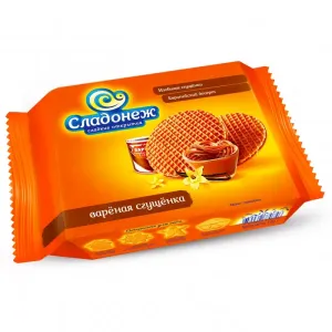 Вафли Сладонеж Сладкие с вареной сгущ. 0.270 гр.