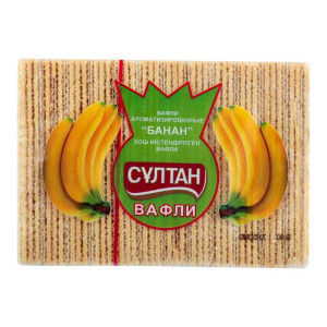 Вафли "Султан" Банан 400гр.