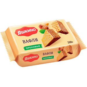 Вафли Ореховые Яшкино 200г