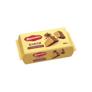 вафли "яшкино" шоколад. 200г