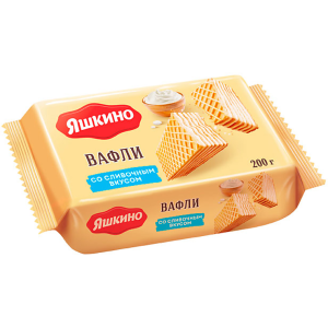 вафли "яшкино" сливочные 200г