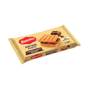 Вафли Яшкино 120г шоколад