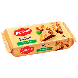 Вафли Яшкино Ореховые 300гр