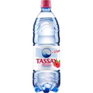 Вода Тассай бгаз Малина, 1л