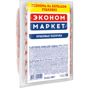 Крабовые палочки ЭКОНОМ  500 гр