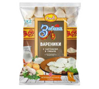 Вареники Забава с картофелем и грибами 0,9кг Смак