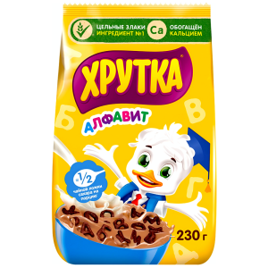 Готовый завтрак "Хрутка" Алфавит 230г