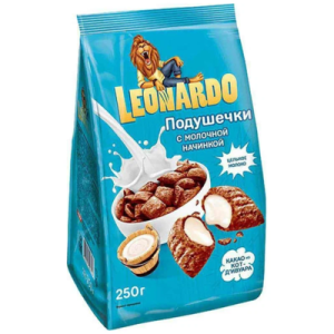 Готовый завтрак Leonardo молочный 250гр