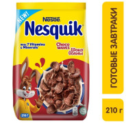 Готовый завтрак Нестле шоковолны 210г