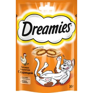 Dreamies лакомые подуш 60г.Курица