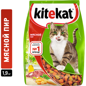 Китикет 1.9 кг.мясной пир