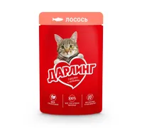 Корм Дарлинг Кошка Лосось в Подливе 75 гр.